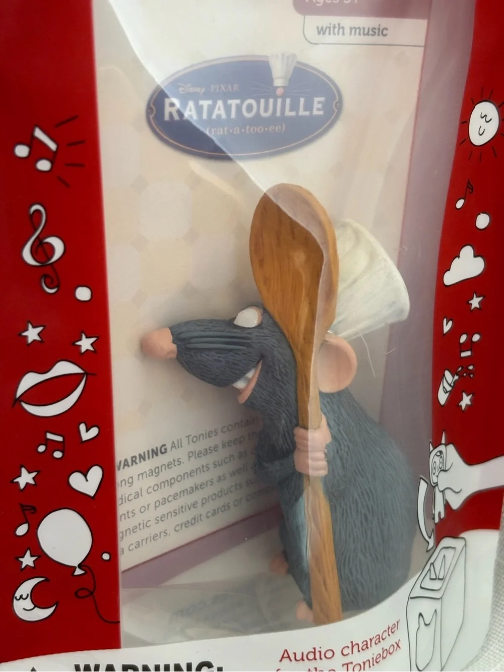 NWT Tonies Disney Pixar Ratatouille Tonie Character for Toniebox 1&2